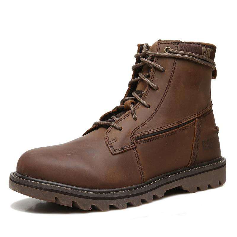 Jual Original Caterpillar Genuine Leather Men Boot Shoes A1128022