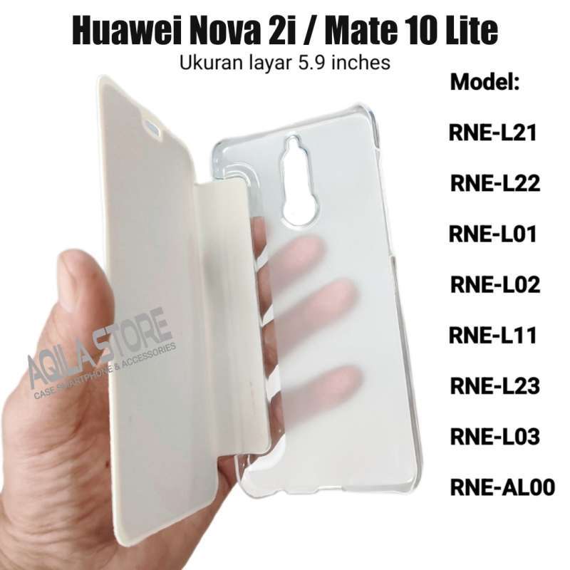 Flip Case Huawei Nova 2i Huawei Mate 10 Lite Model: RNE-L21, RNE-L22,  RNE-L01, RNE-L02, RNE-L11, RNE-L23, RNE-L03, RNE-AL00 Flip Cover