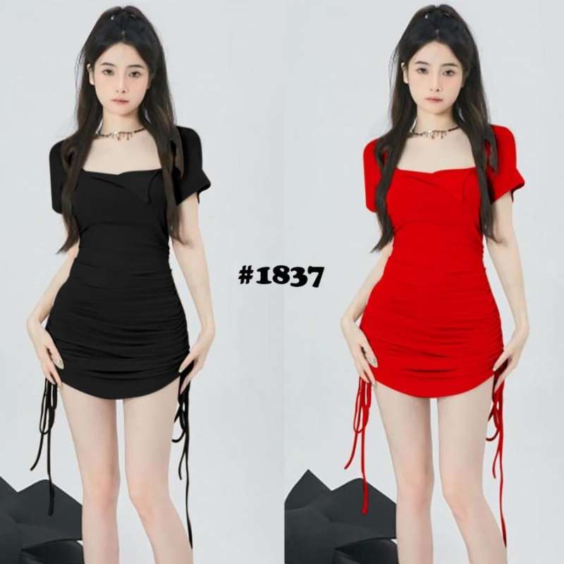 1837 Dress Party Mini Dress Dress Sexy Baju Pesta Dress Korea