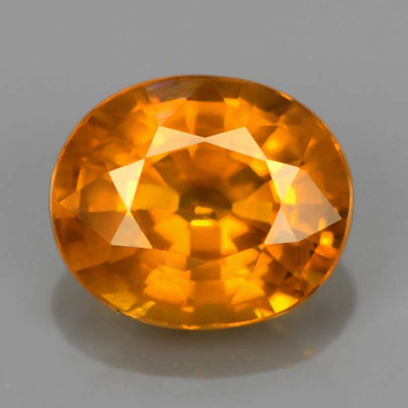 SP-174 Batu Permata Yellow Sapphire Safir Kuning Oval Bangkaja Chanthaburi  Natural Heated Sertifikat