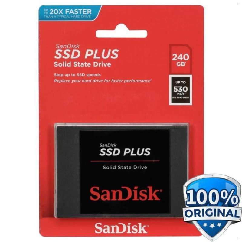 Jual Sandisk Internal Ssd Plus Sata Laptop Pc Sdssda 120gb 240gb 480gb 1tb Di Seller Tikno Store Kalibata Kota Jakarta Selatan Blibli