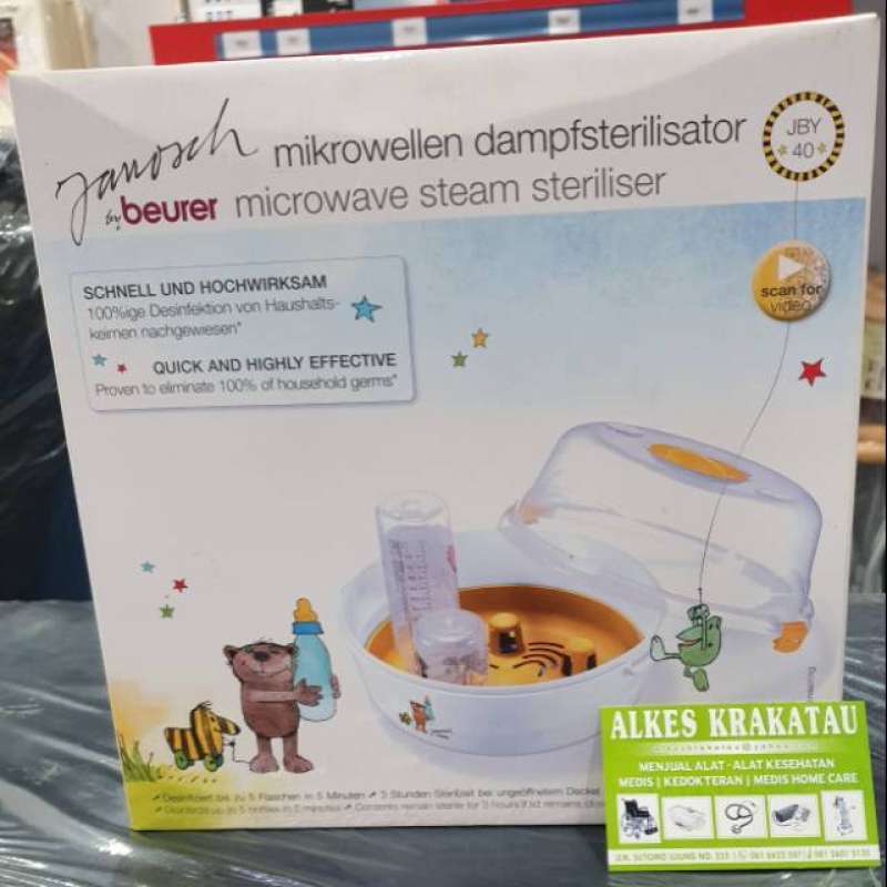 Microwave steam steriliser jby 40 beurer alat steril botol susu bayi