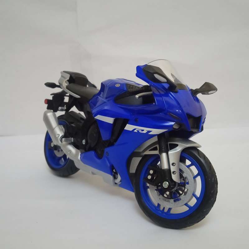 DIECAST MOTOR YAMAHA YZF-R1 MAISTO SKALA 1:12 MINIATUR SEPEDA MOTOR Mainan  anak