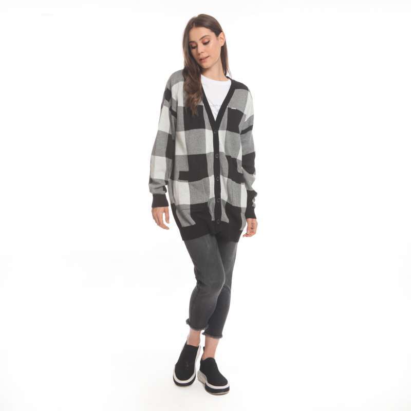 Spyderbilt Sweater Wanita Moonlight V-Neck Planet Surf