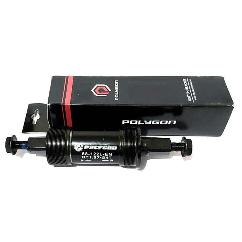 BB BOTTOM BRACKET KOTAK BEARING AS TENGAH SEPEDA POLYGON 122mm MTB