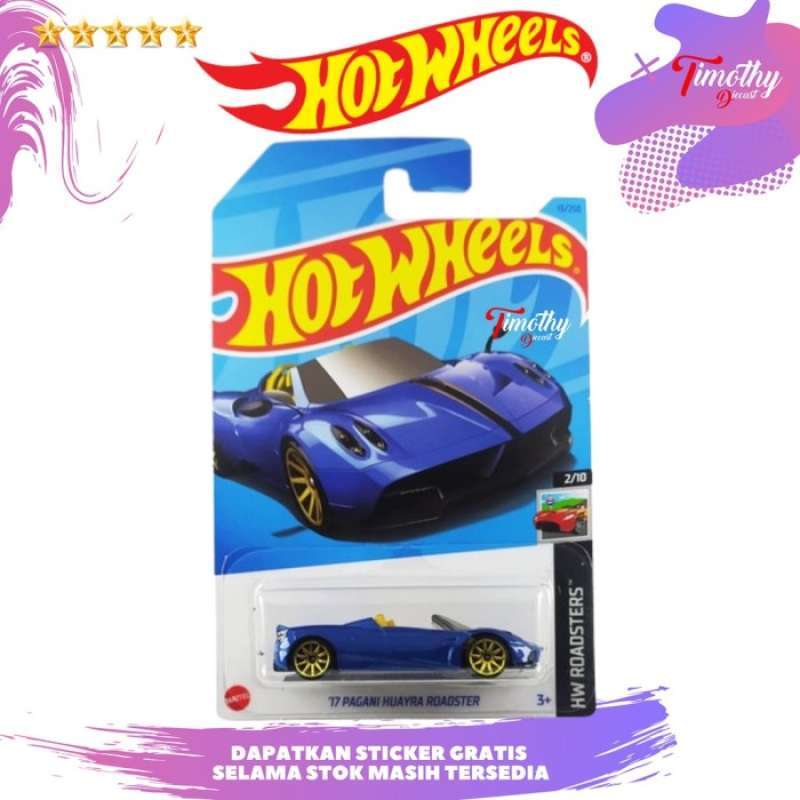 Hot Wheels 17 Pagani Huayra Roadster Biru 23