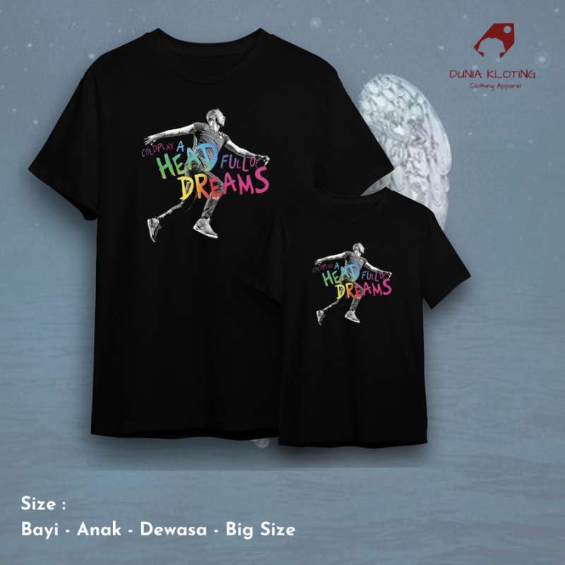 Jual Baju Kaos T shirt Band Distro Anak BIG SIZE Coldplay Playing