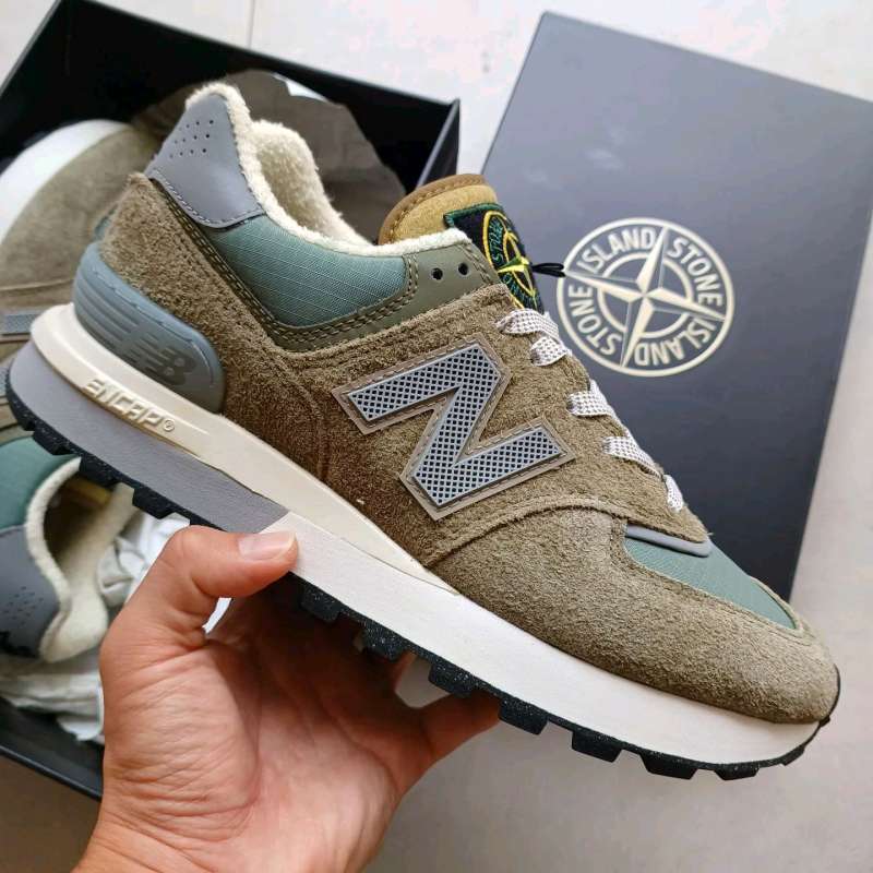 New Balance 574 Legacy Stone Island Steel Blue