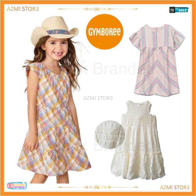 Pabrik Branded Gymboree Party Dress Gaun Pesta Anak Kid 5 6 7 8 9 10