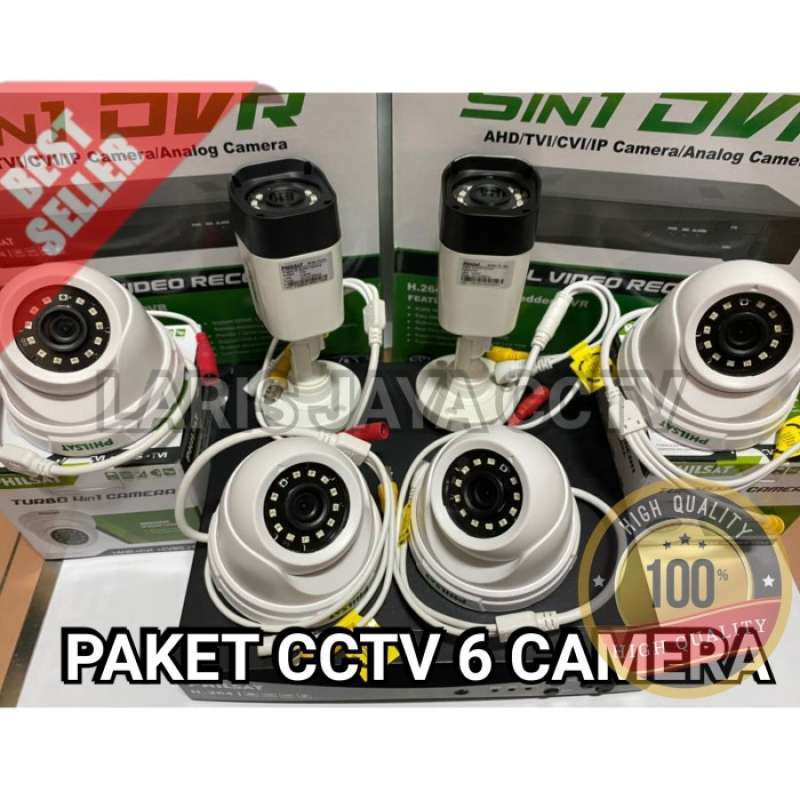 Paket cctv sale 6 kamera
