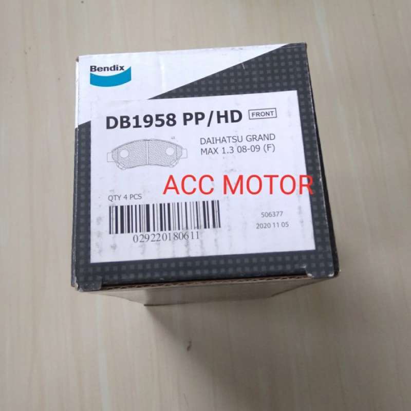 Jual Brake Pad Bendix - Kampas Rem Depan Granmax Gran Max - Luxio DB1958 di  Seller Okeh Store - Kalibata, Kota Jakarta Selatan | Blibli