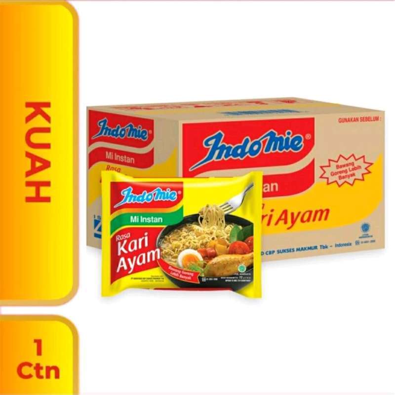 インドミindomie rebus kari ayam 40点袋 Indomie Kari Ayam – 72g