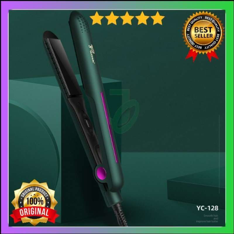 Yuchun deals curling iron