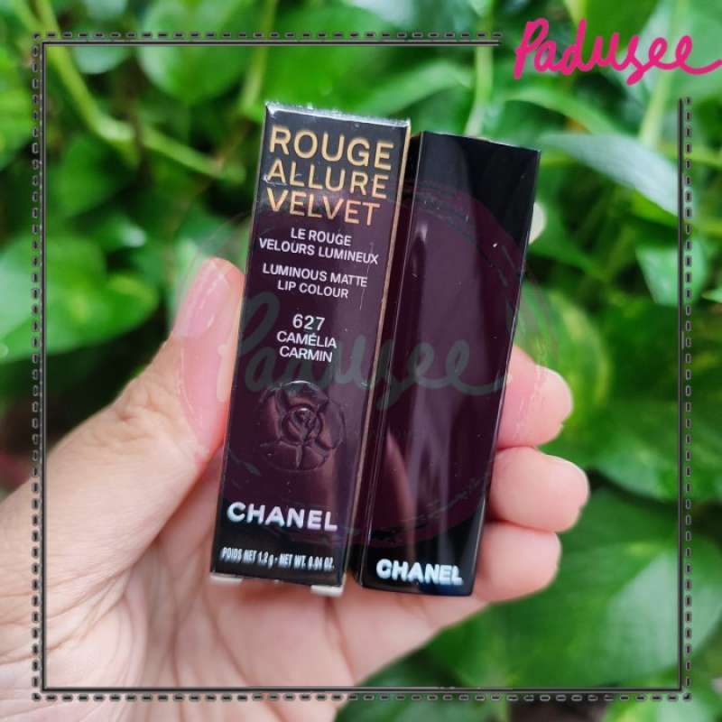 Chanel rouge allure velvet 627 camelia carmin shop