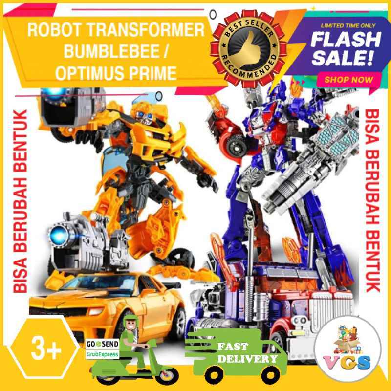 Mainan bumblebee and optimus sales prime