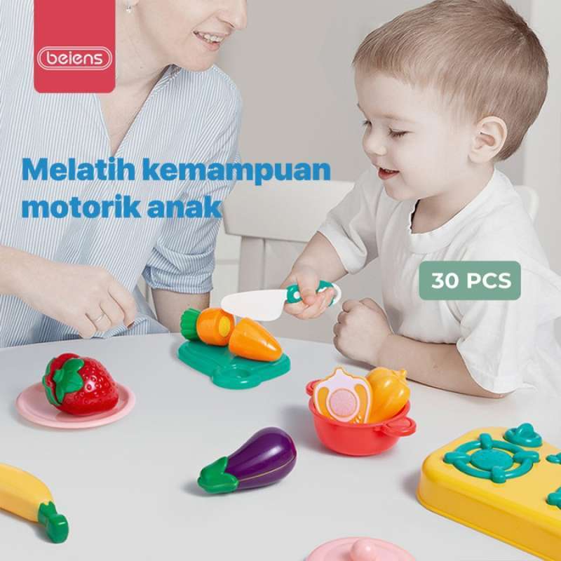 Jual Beiens Mainan Masak Potong Sayur Buah Kitchen Cutting Fruit