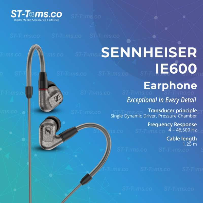 Sennheiser IE 600 IE600 Audiophile in-Ear Monitors IEM Earphones