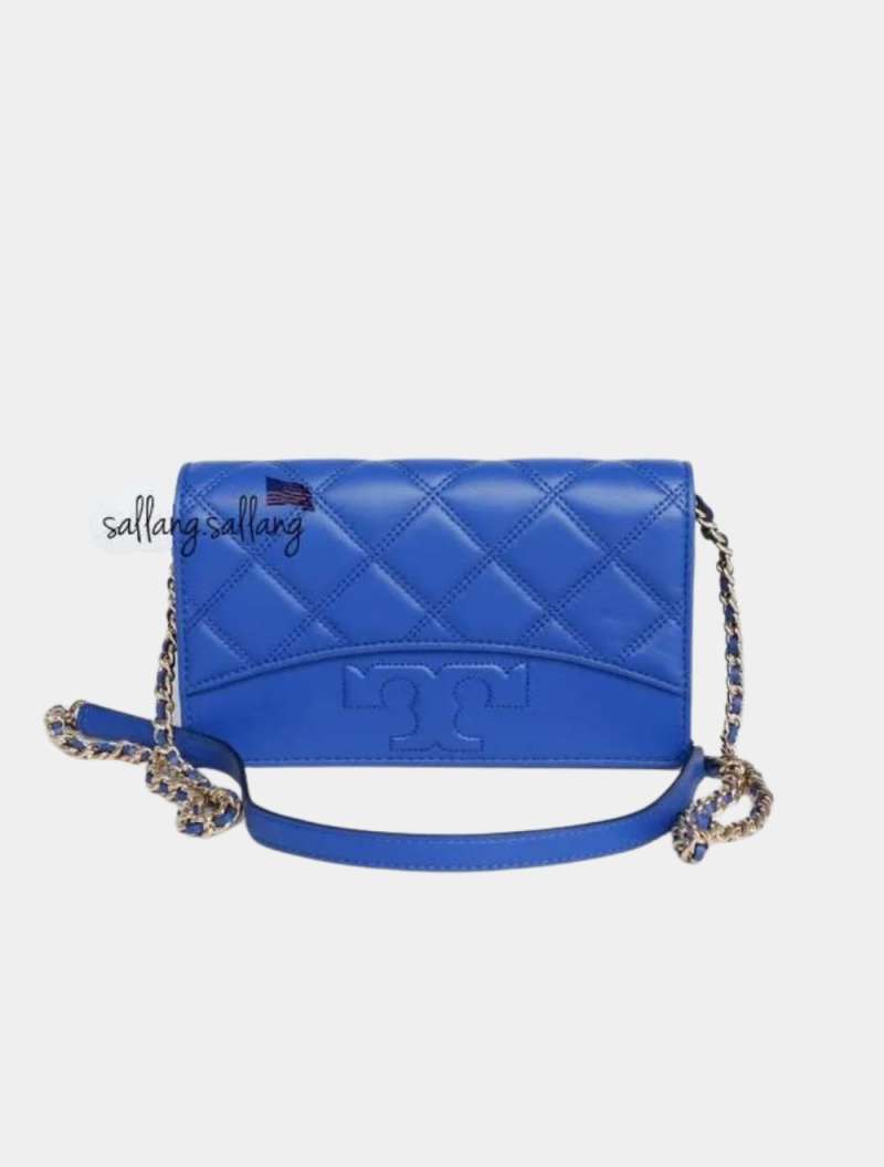 Tory burch savannah top chain wallet