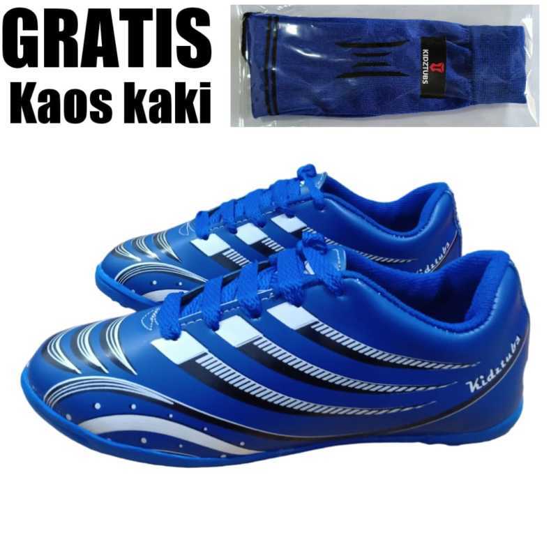 Sepatu Futsal Anak Laki Laki Usia PAUD TK SD SMP Gratis Kaos Kaki  Tahun-KIDZTUBS202873023