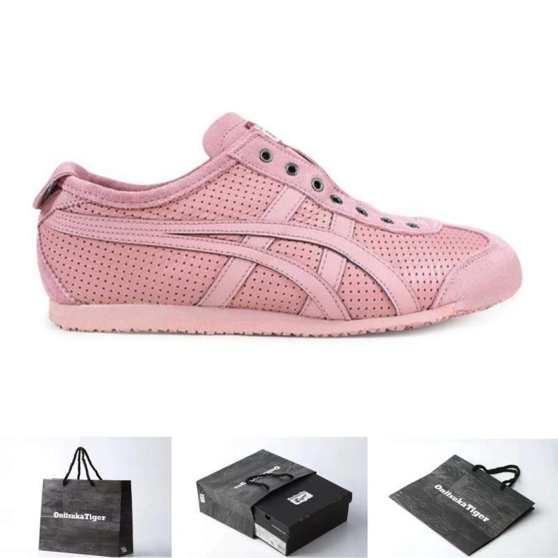 Onitsuka tiger pink slip on cheap