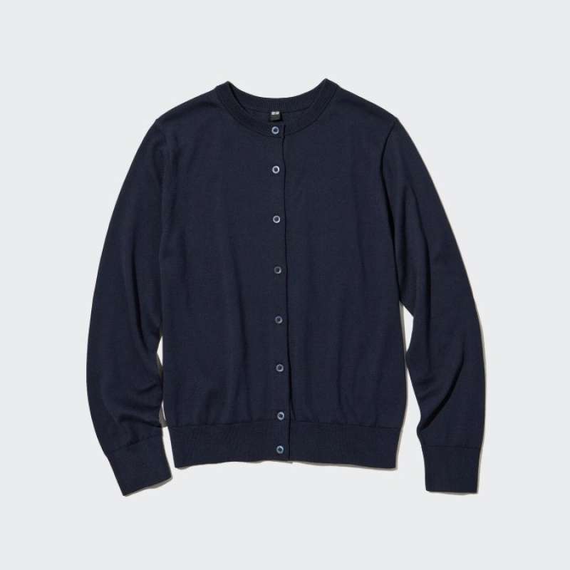 Jual Uniqlo Cardigan Proteksi Sinar Uv Kerah Bulat 451120 Original Xxl Navy Di Seller Everythingjakarta Bangka Kota Jakarta Selatan Blibli