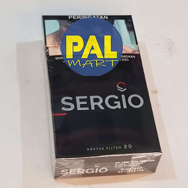 Jual Sergio Kretek Filter 20 Rokok [1 Slop / 10 Bungkus @ 20 