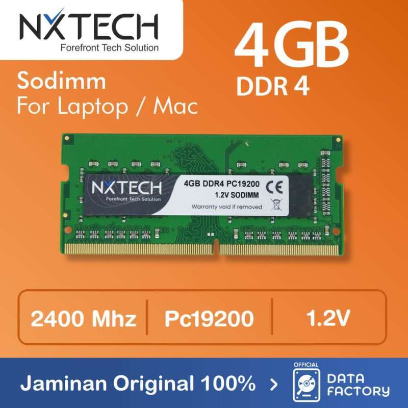 RAM LAPTOP NXTECH DDR4 4GB PC19200 2400Mhz NB SODIMM MEMORY ORI