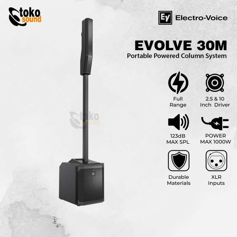Electro-Voice EVOLVE50Mポータブルコラムスピーカー 製品レビュー