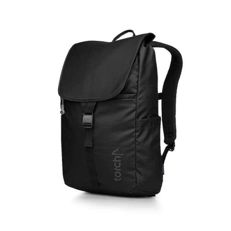 Torch Tas Laptop Backpack Sekolah Kuliah Kerja Waterproof Cuncheon Black