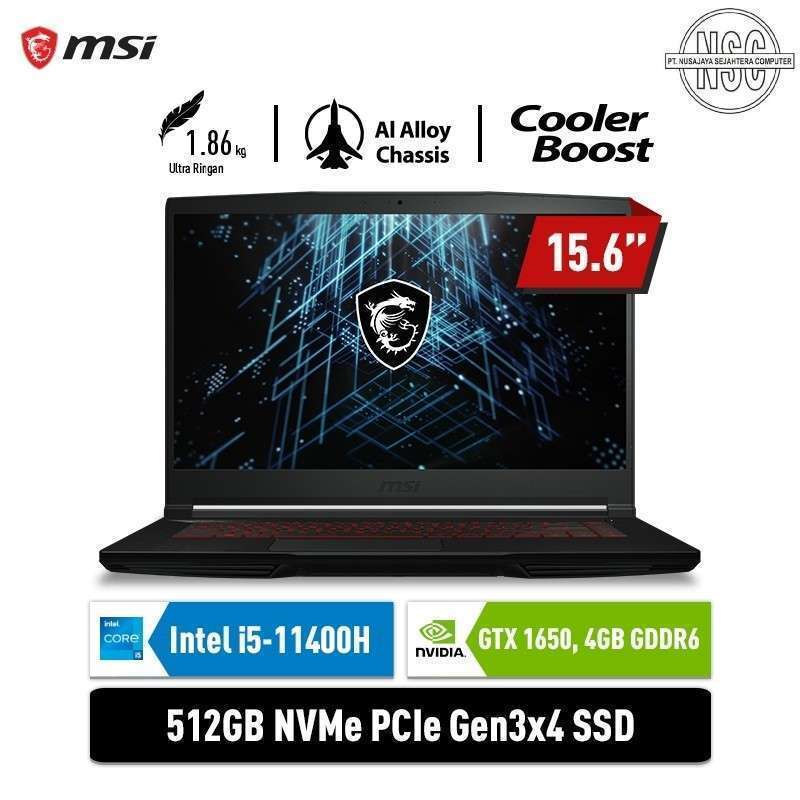 Msi Gf63 Thin Gtx 1650 8gb Ram Laptop MSI GF63 Thin 11SC-080ID I5