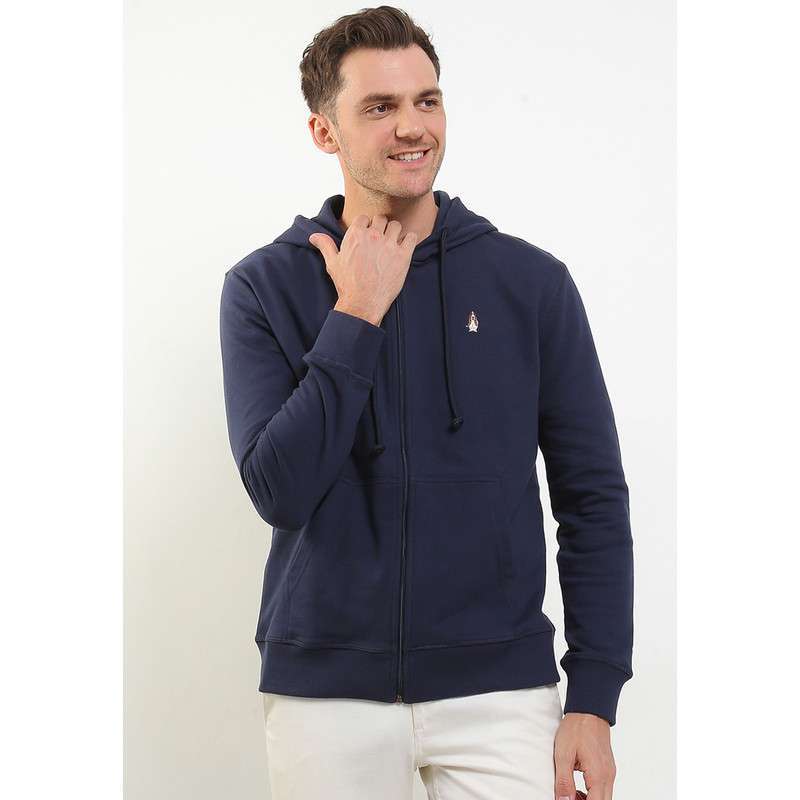 Promo Hush Puppies Ridict 4 Zipped Hoodie Sweatshirt Pria 01
