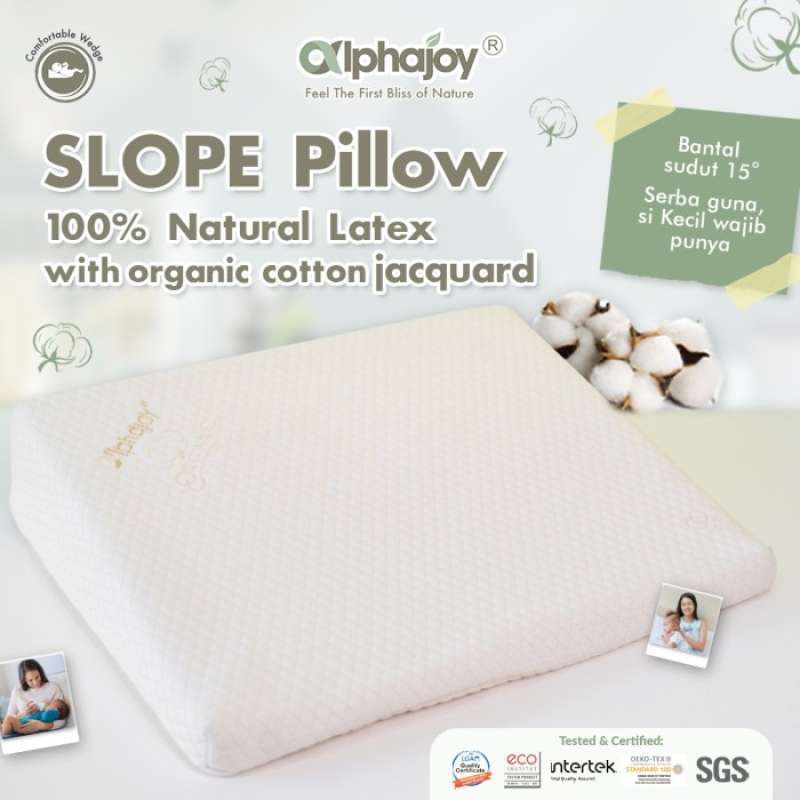 Organic latex wedge on sale pillow