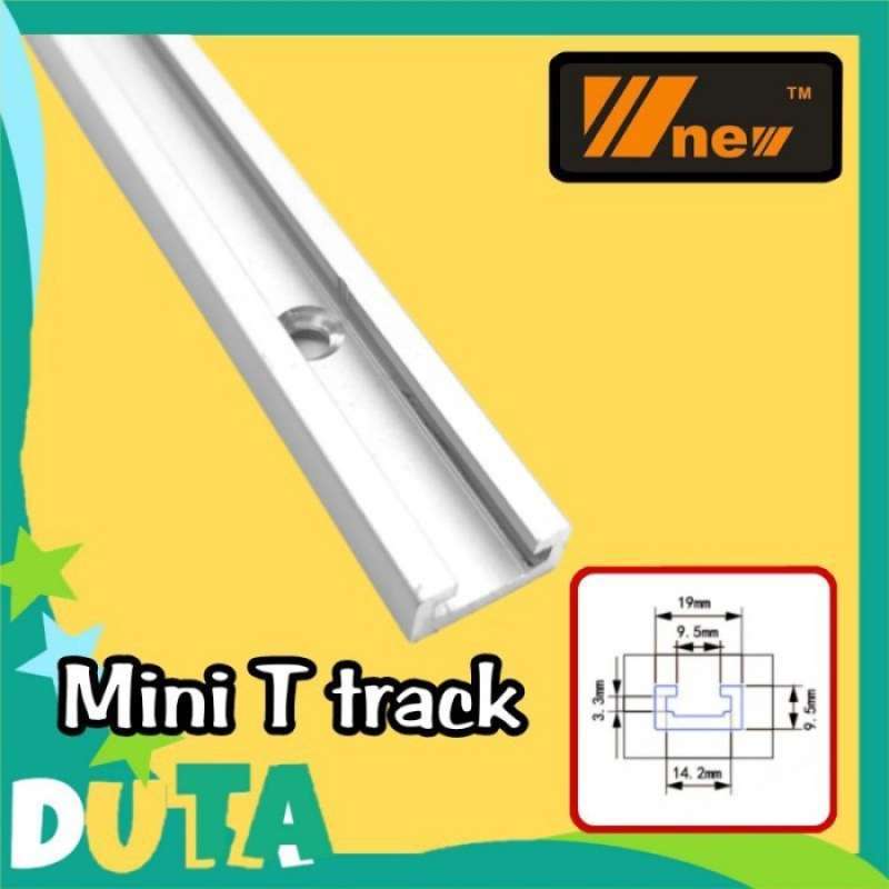 Jual Brand New 60 Cm Mini Miter Track T Track Rel Meja Potong