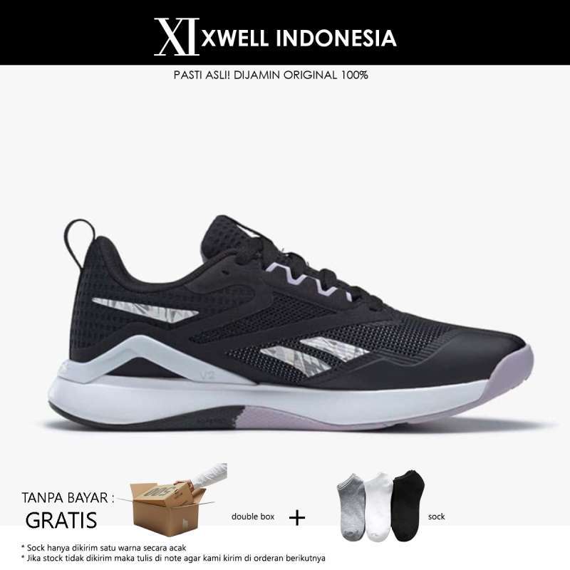 SEPATU TRAINING REEBOK NANOFLEX TR 2.0 WOMEN ORIGINAL HQ4221