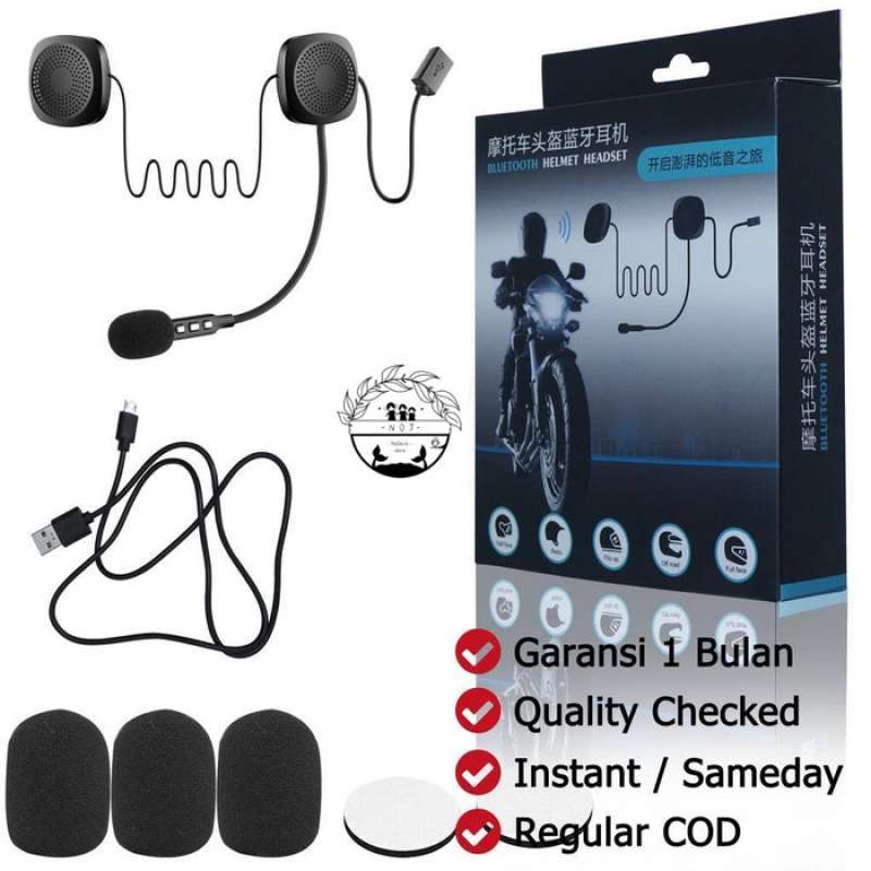 Promo Headset Helm Bluetooth Wireless Variasi Intercom Speaker Mic