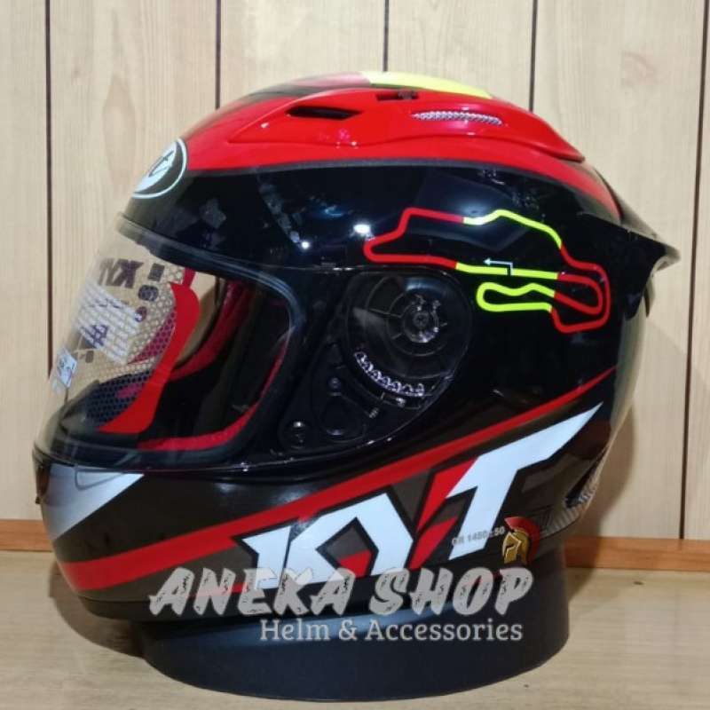 Promo Helm Kyt Rc Seven 15 Spain Black Single Visor Helm Sni