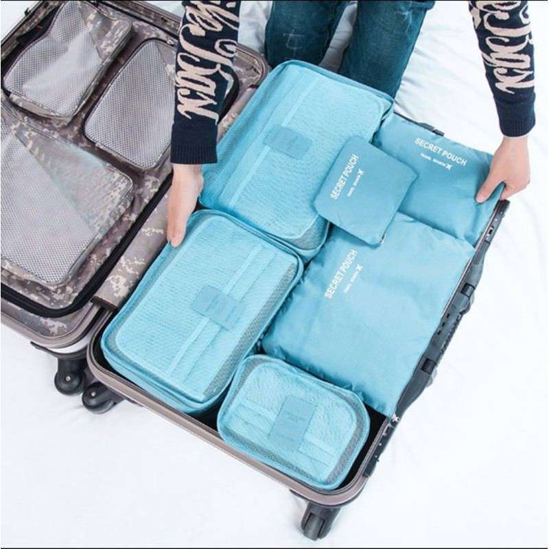 TAS TRAVEL IN 1UNIVERSAL TRAVEL POUCH SERBAGUNA STORAGE BAG TRAVEL BAG  ORGANIZER MULTIFUNGSI Elinestore