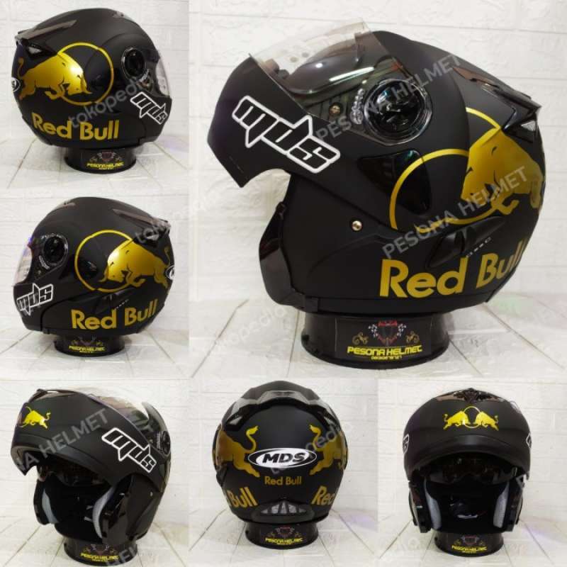 Helm sales red bull