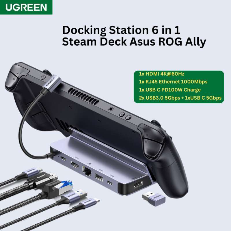 Jual Legion Go Docking Station ROG Ally steam deck 2 fan cooler