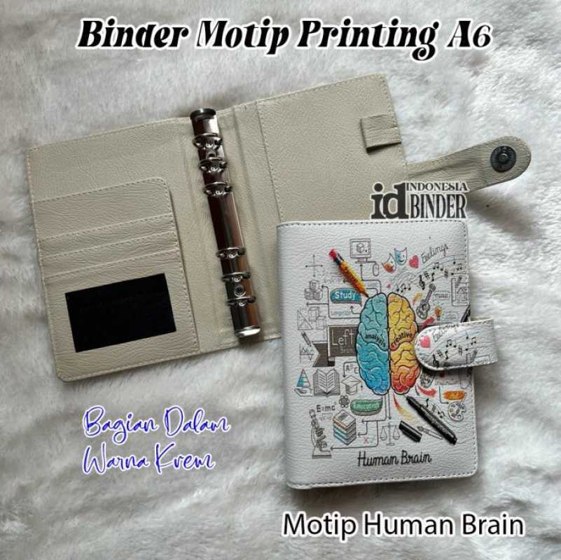 Jual Binder Motip Printing Uk.A6 Ring 6 (13cm x 18,5cm) 12 motip pilihan -  Girl On Film - Human Brain di Seller OWL STORE - Cengkareng Timur, Kota  Jakarta Barat | Blibli