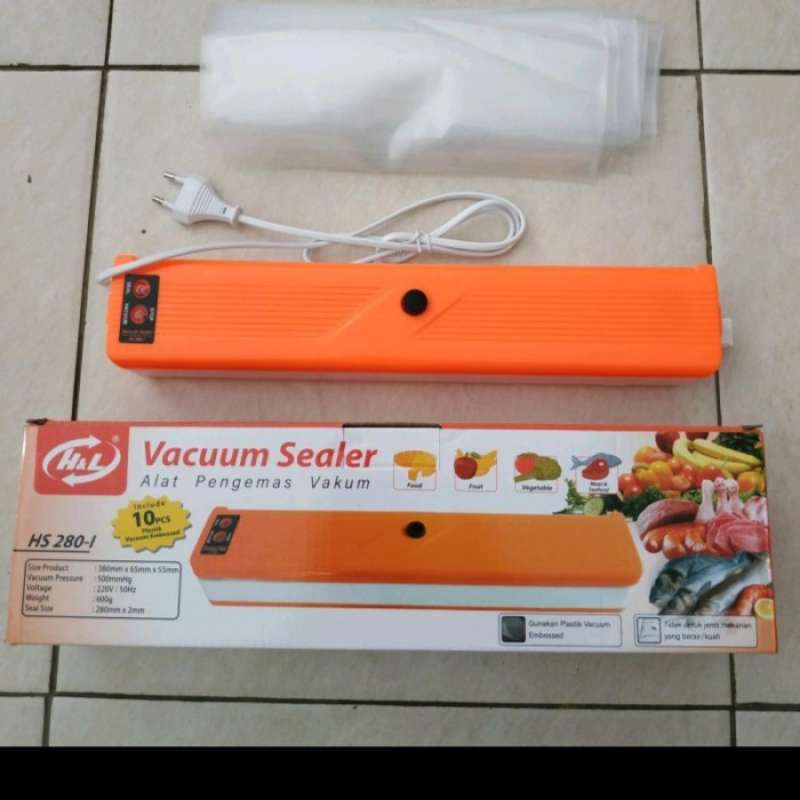 Jual Vacuum Sealer Alat Pengemas Vacum Vakum Seal Fresh H&l