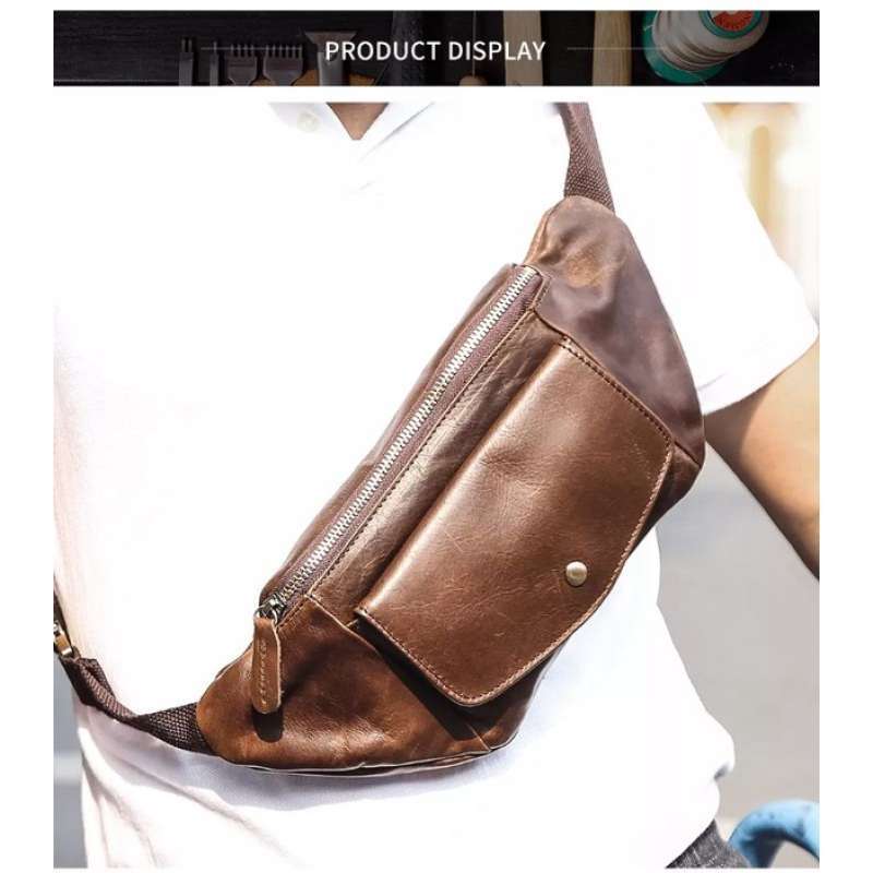 Promo Tas Kulit Pinggang Asli Kulit Ch Waist Bag Kulit Asli Garut Tas Kulit Ch Diskon 20 Di Seller Bossindo Official Gempolsari Kota Bandung Blibli