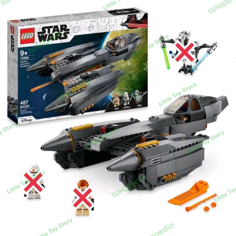 LEGO STAR WARS 75286 GENERAL GRIEVOUS S STARFIGHTER PLANE ONLY