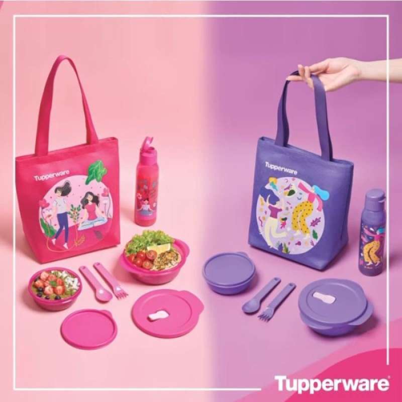 Tupperware shop lunch set
