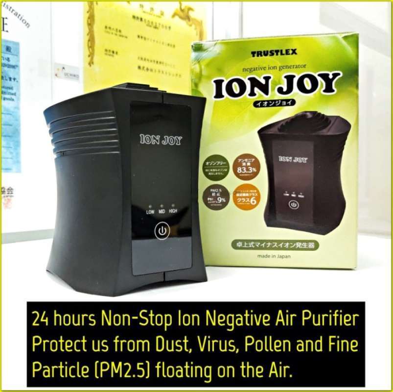 全国送料無料 2個セット JOY ION TRUSTLEX （TRUSTLEX イオニオン IONION 空気清浄機・イオン発生器