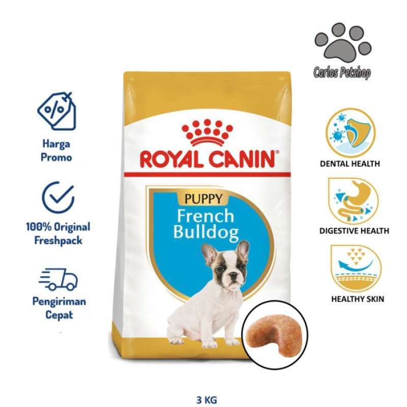 Promo royal canin french bulldog junior 3 kg promo price Diskon
