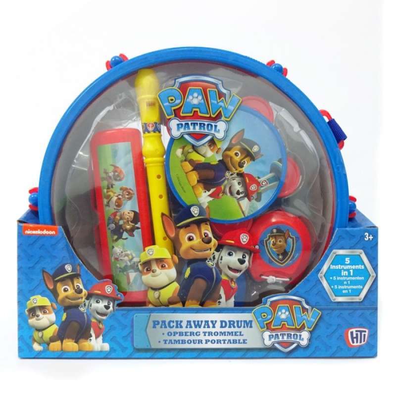Paw patrol pack hot sale away drum set