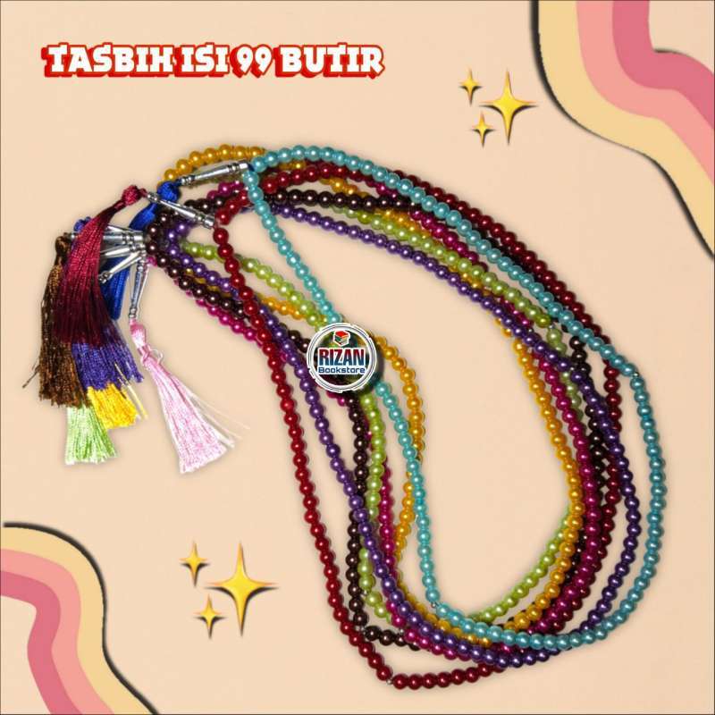99 Butir New Tasbih Tasbih Mutiara Cantik 99 Butir