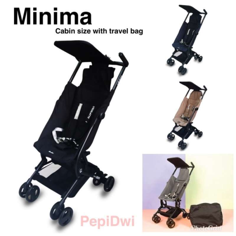 Promo Stroller cocolatte minima Camo Grey Black Minima