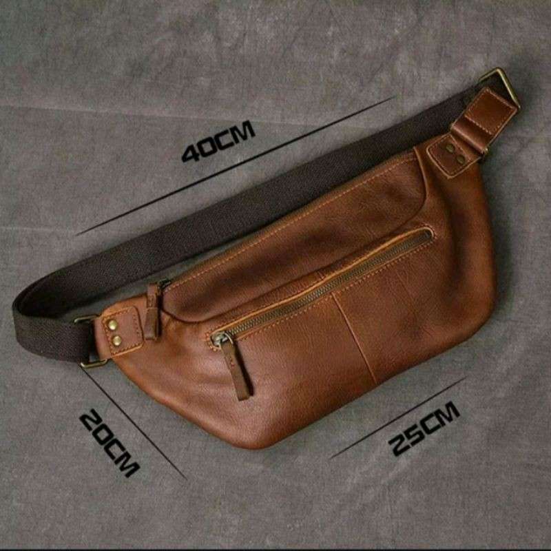 Jual Vice Tas Kulit Premium Sling Bag Tas Pinggang Waist Bag Kulit Asli Di Seller Vice Id Maleber maleer Kota Bandung Blibli